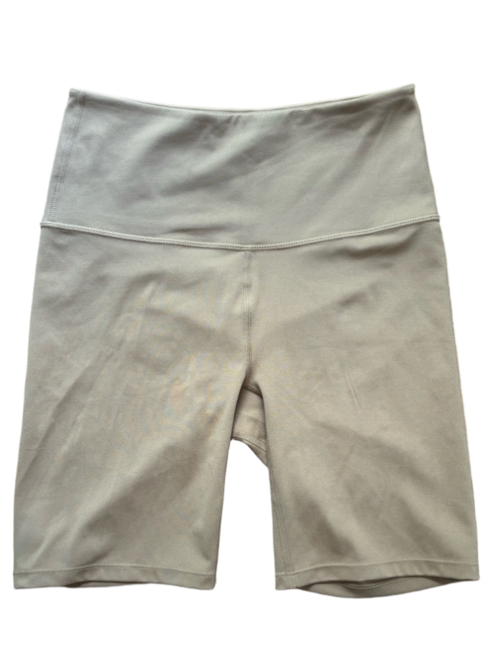 Varley Women's Taupe Biker Shorts Small High Rise 8 Inch